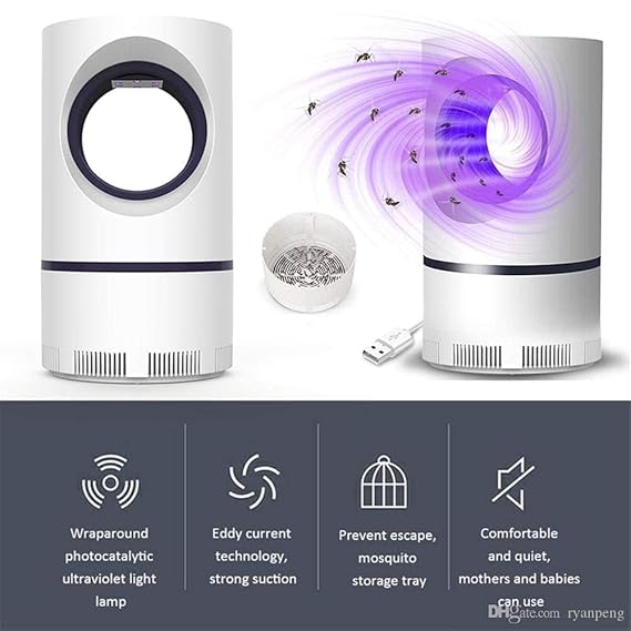 Mahin Electronic LED Mosquito Killer Machine trap lamp, USB