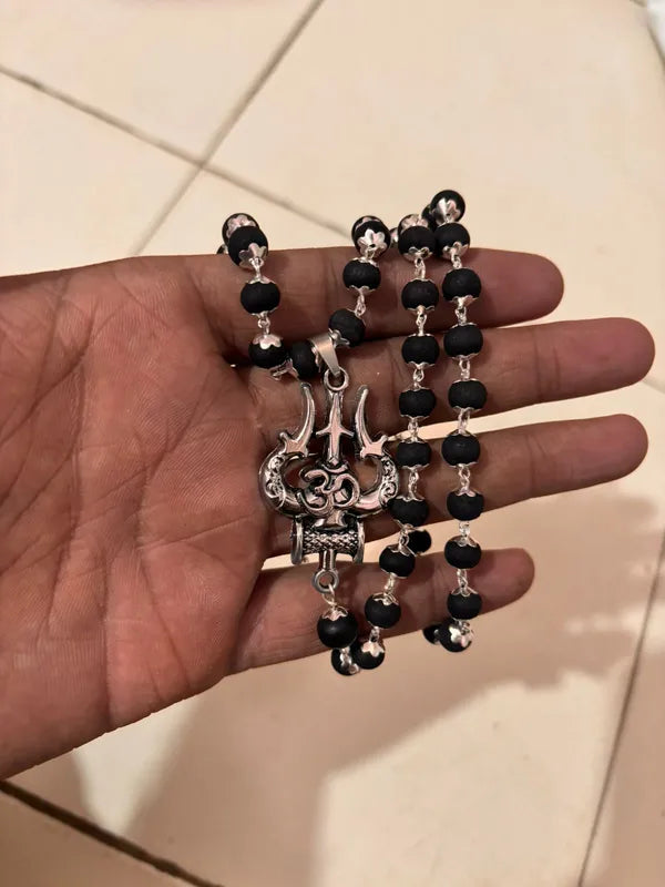 Om Shiva Trishool Karungali Mala