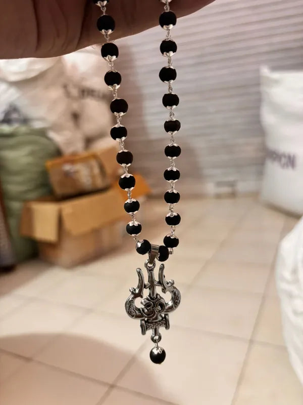 Om Shiva Trishool Karungali Mala