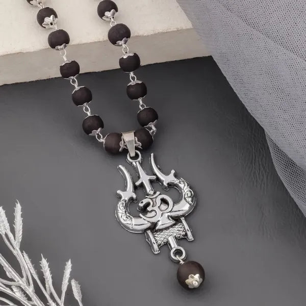 Om Shiva Trishool Karungali Mala