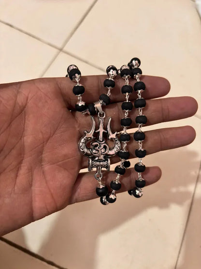 Om Shiva Trishool Karungali Mala