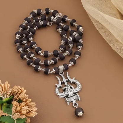 Om Shiva Trishool Karungali Mala